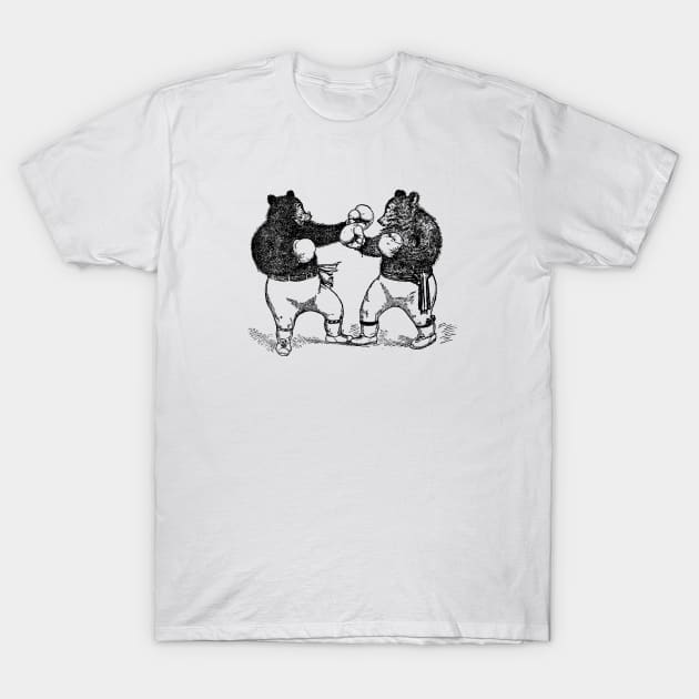 Boxing bears T-Shirt by linesdesigns